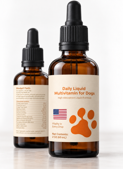 Daily Liquid Multivitamin for Dogs