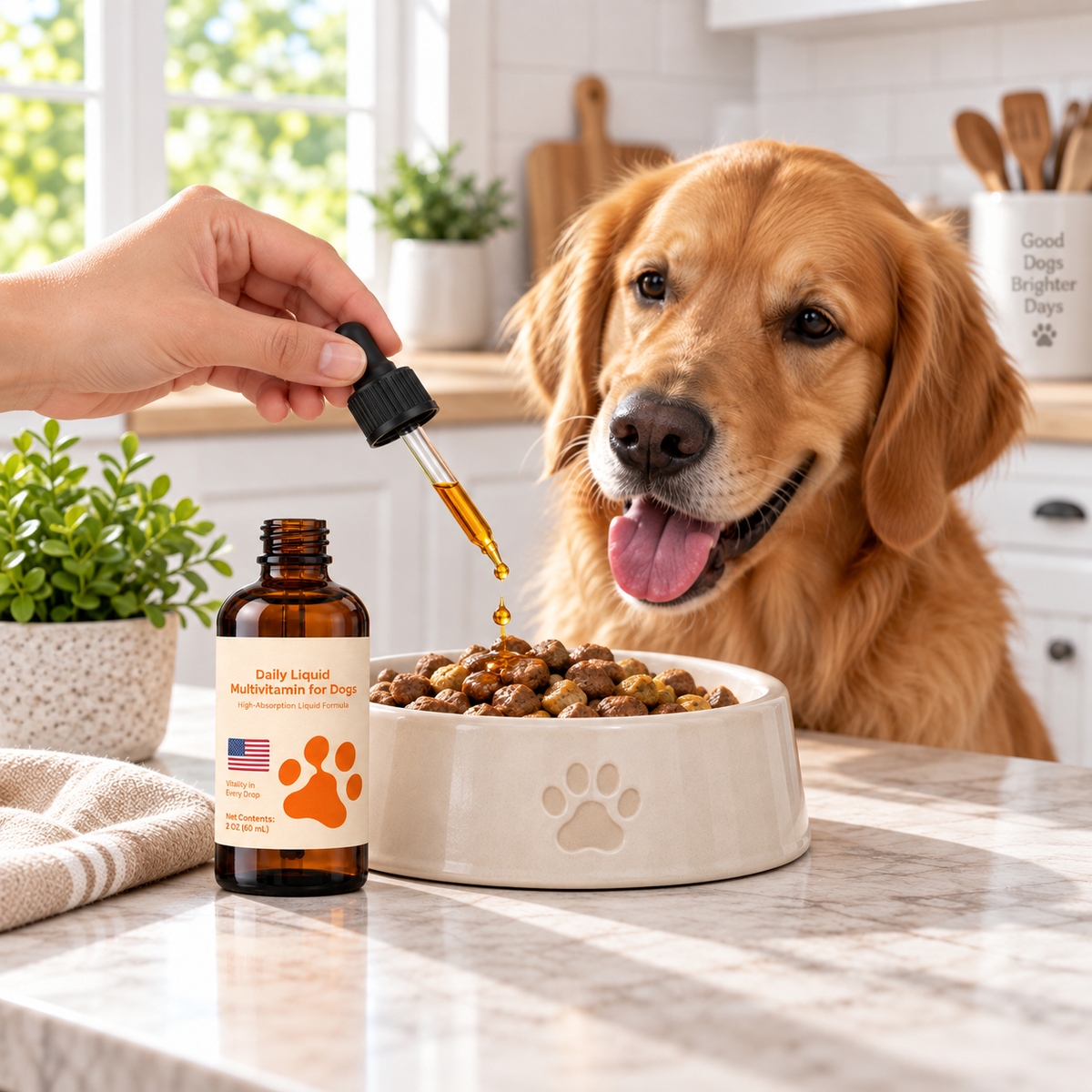 Daily Liquid Multivitamin for Dogs